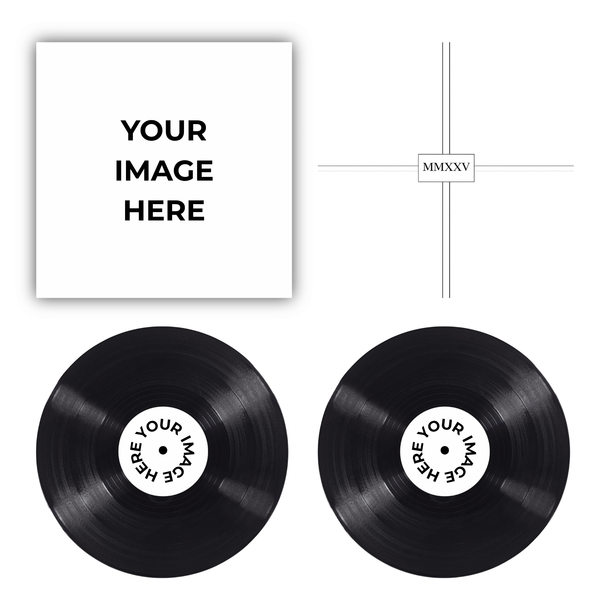 ICON Wedding Vinyl Record — Custom Wedding Vinyl Record Classic Black