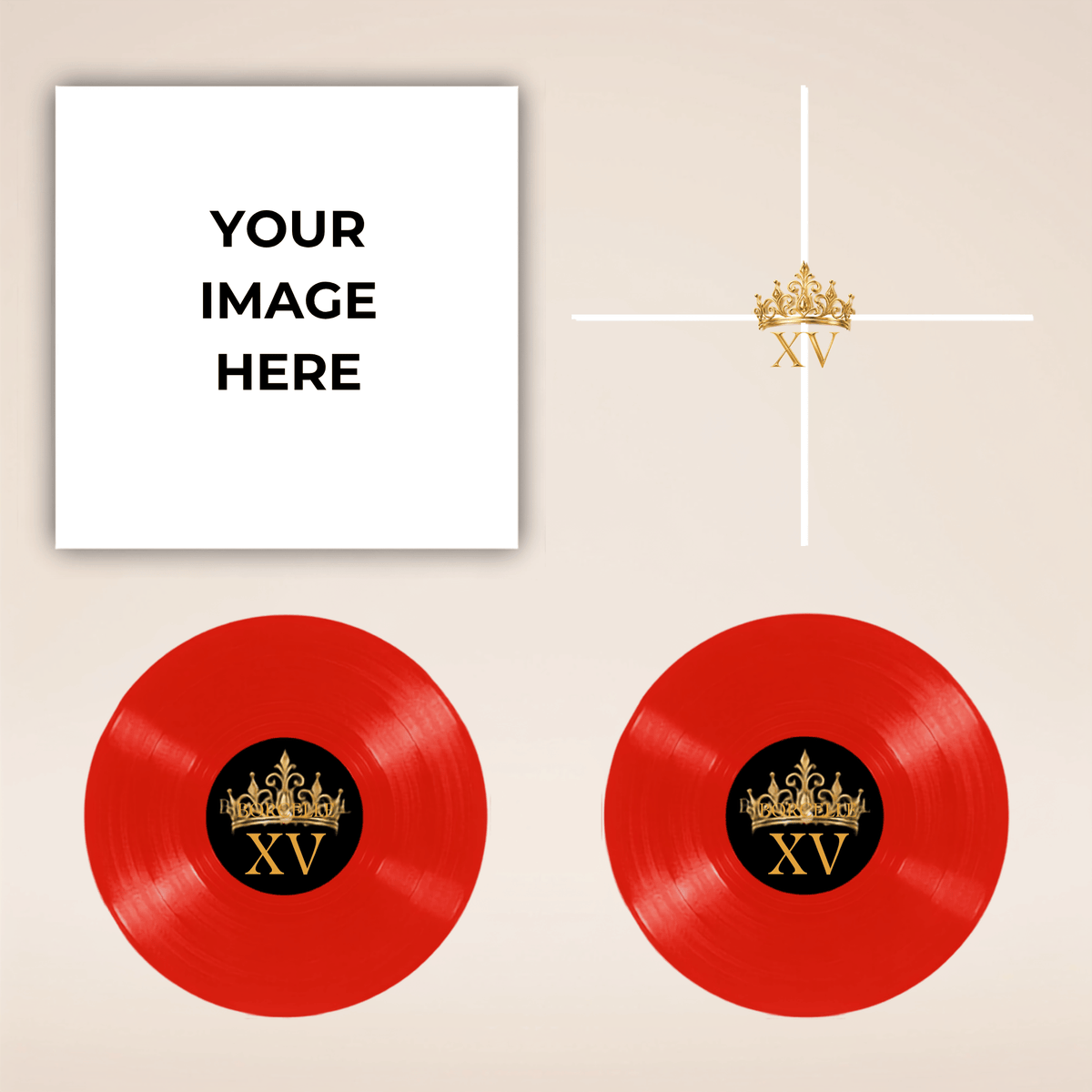 QUINCE Custom Quinceañera Color Vinyl Record – Studio Color Series