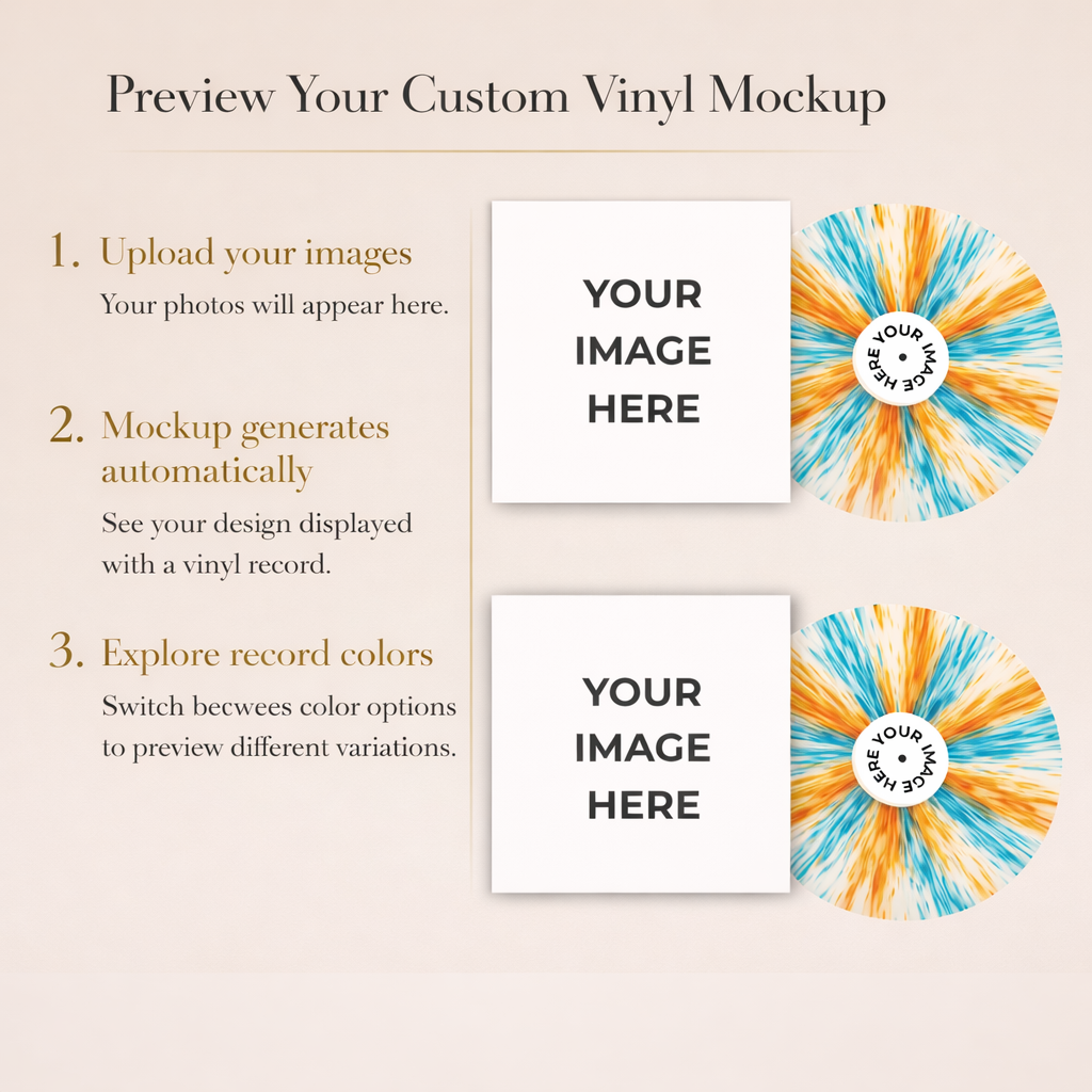 12″ Custom Vinyl Record | Artisan Series - Paint
