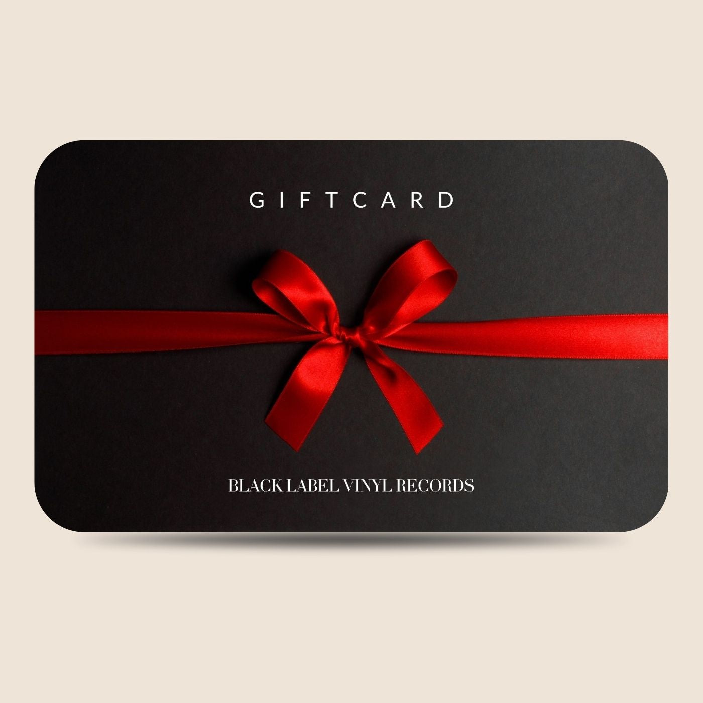 Black Label Vinyl Records Gift Card
