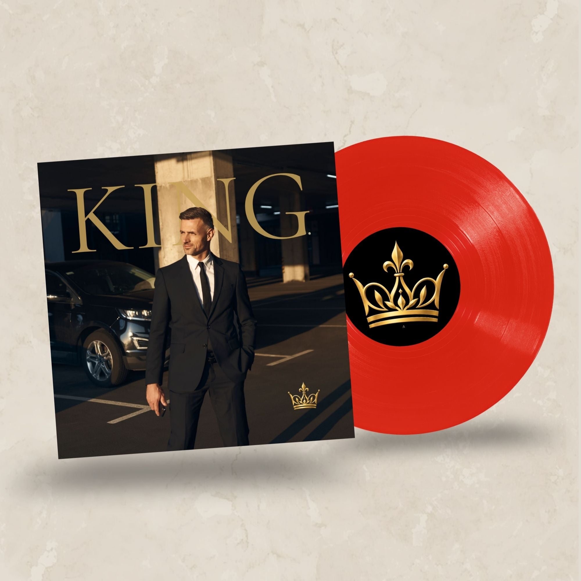KING Custom Color Vinyl Record — Create Your Own Record with Photos & Songs
