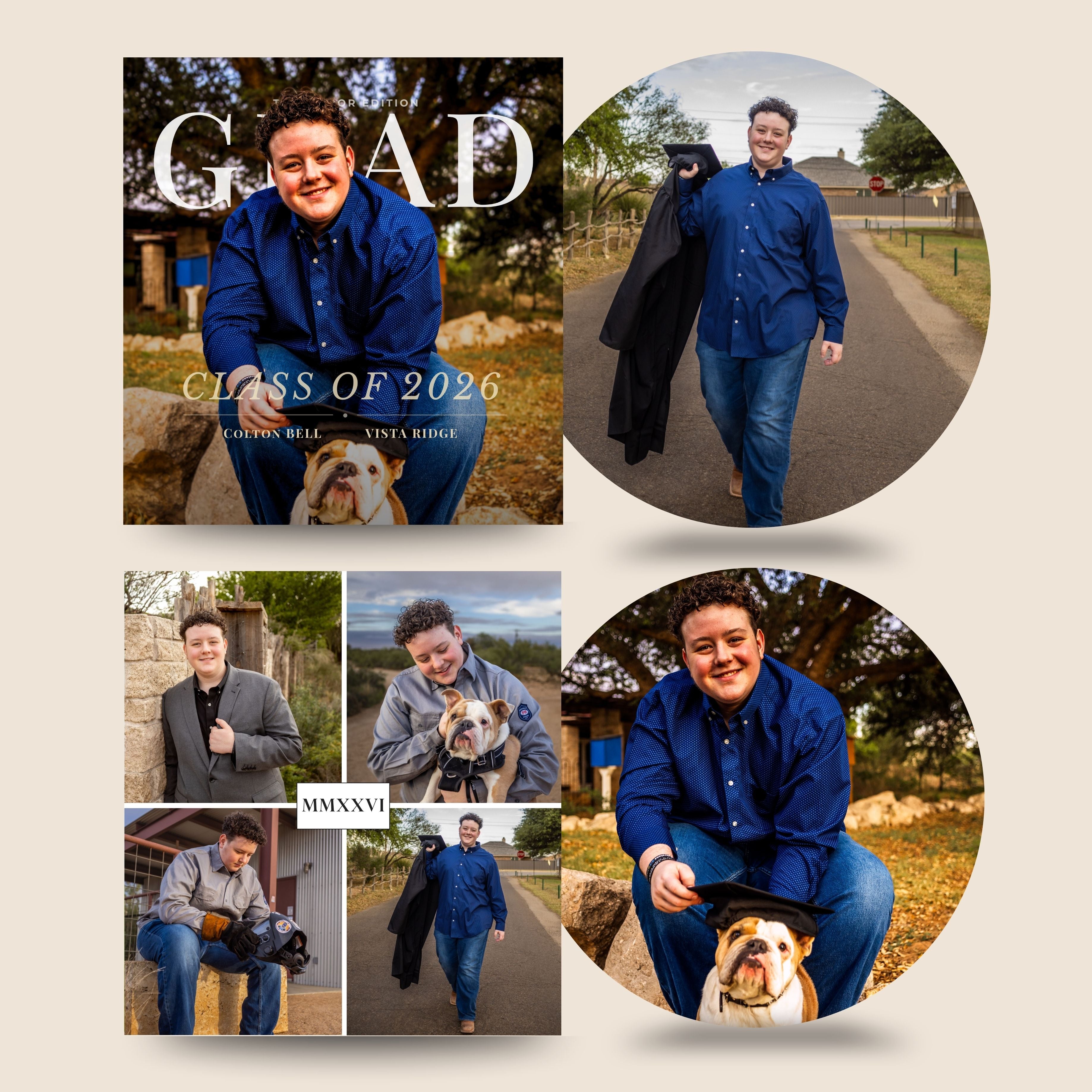Graduation Picture Vinyl Record – Custom Graduation Picture Vinyl Record