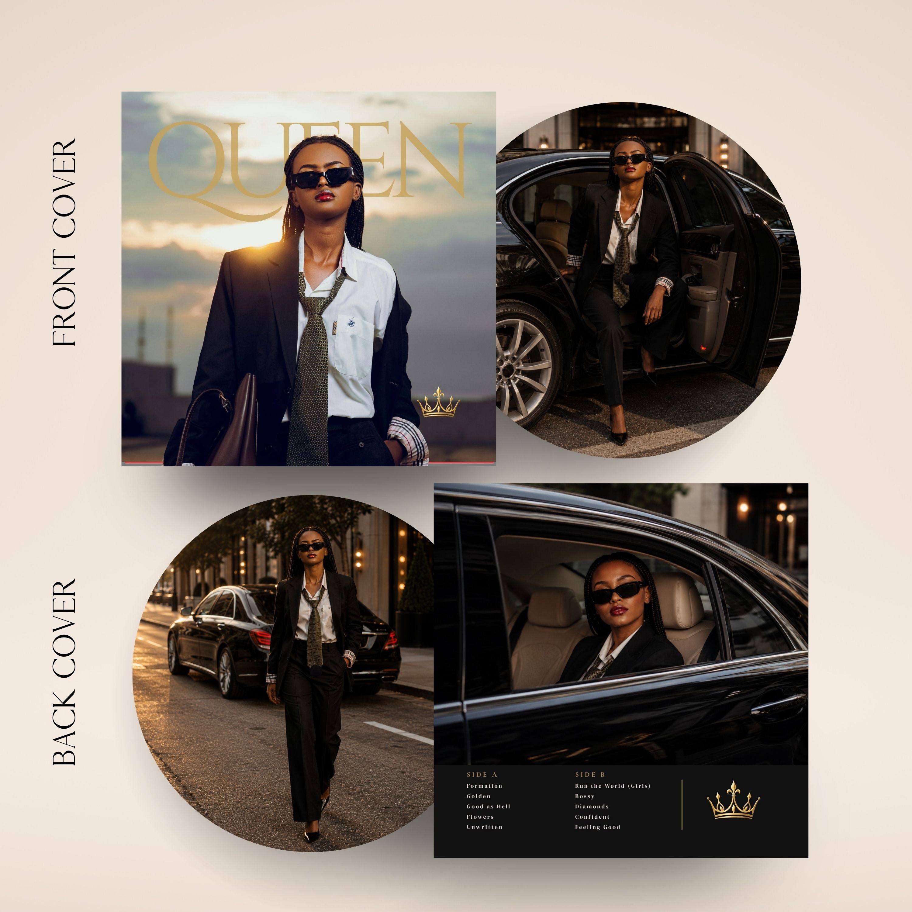 QUEEN Picture Vinyl Record – Create Your Own Record with Photos & Songs