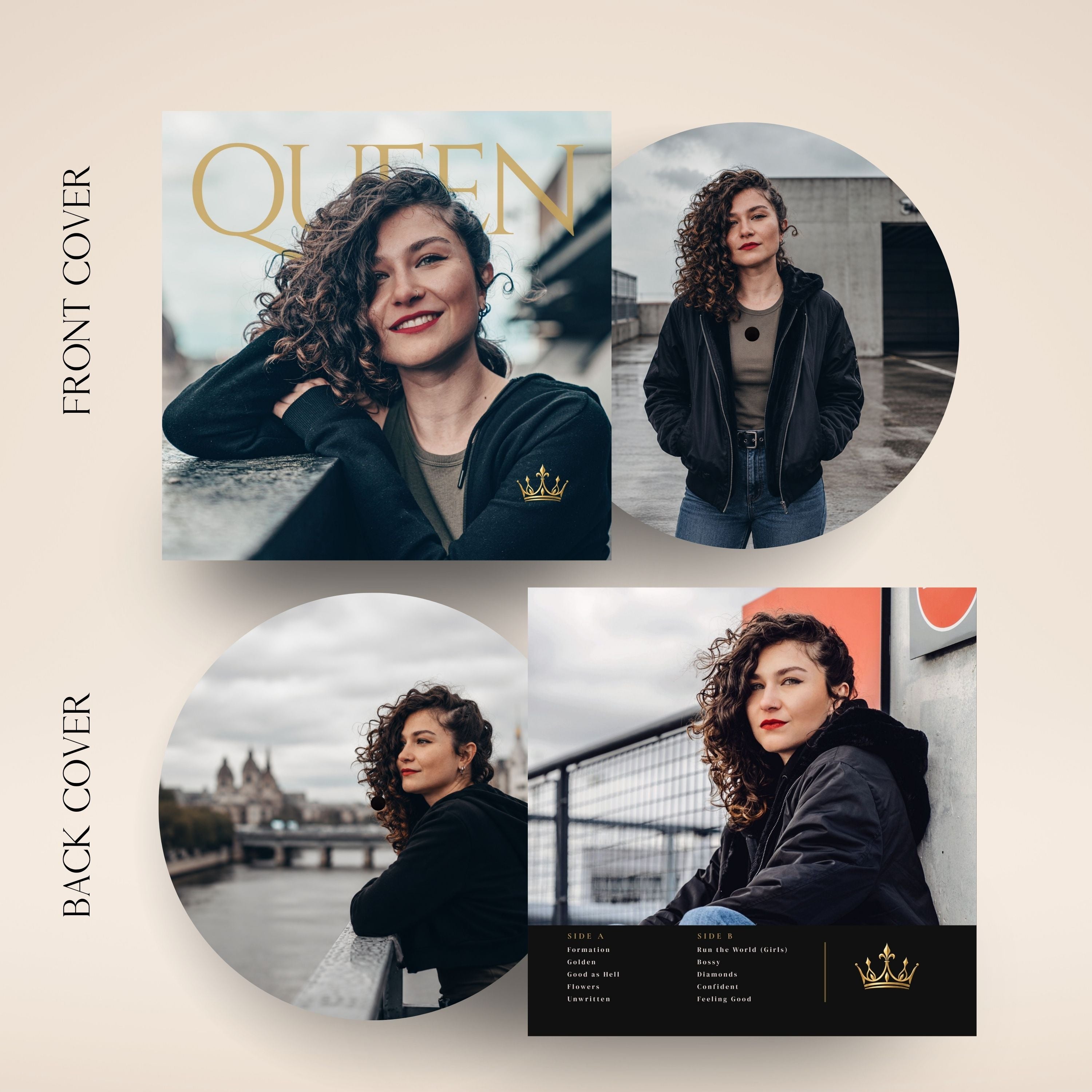 QUEEN Picture Vinyl Record – Create Your Own Record with Photos & Songs