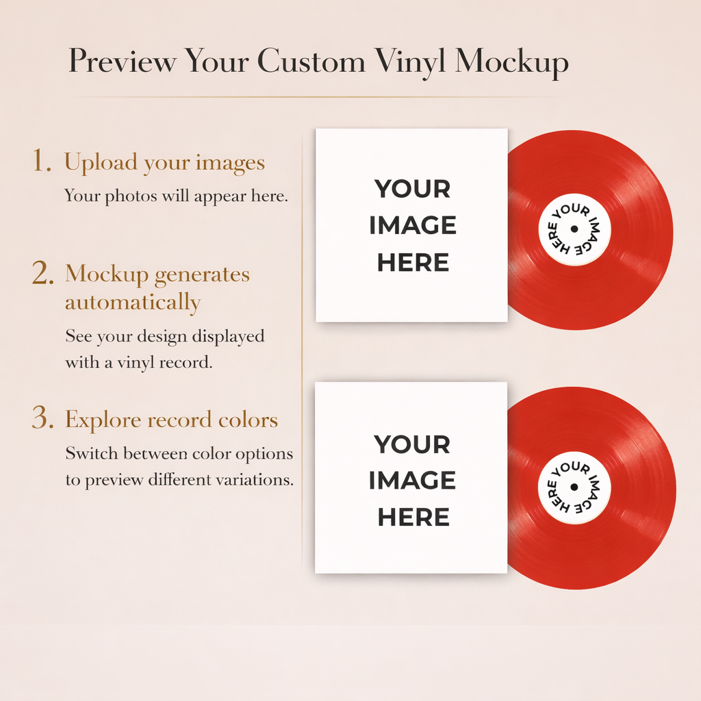 12″ Custom Vinyl Record | Studio Color Series