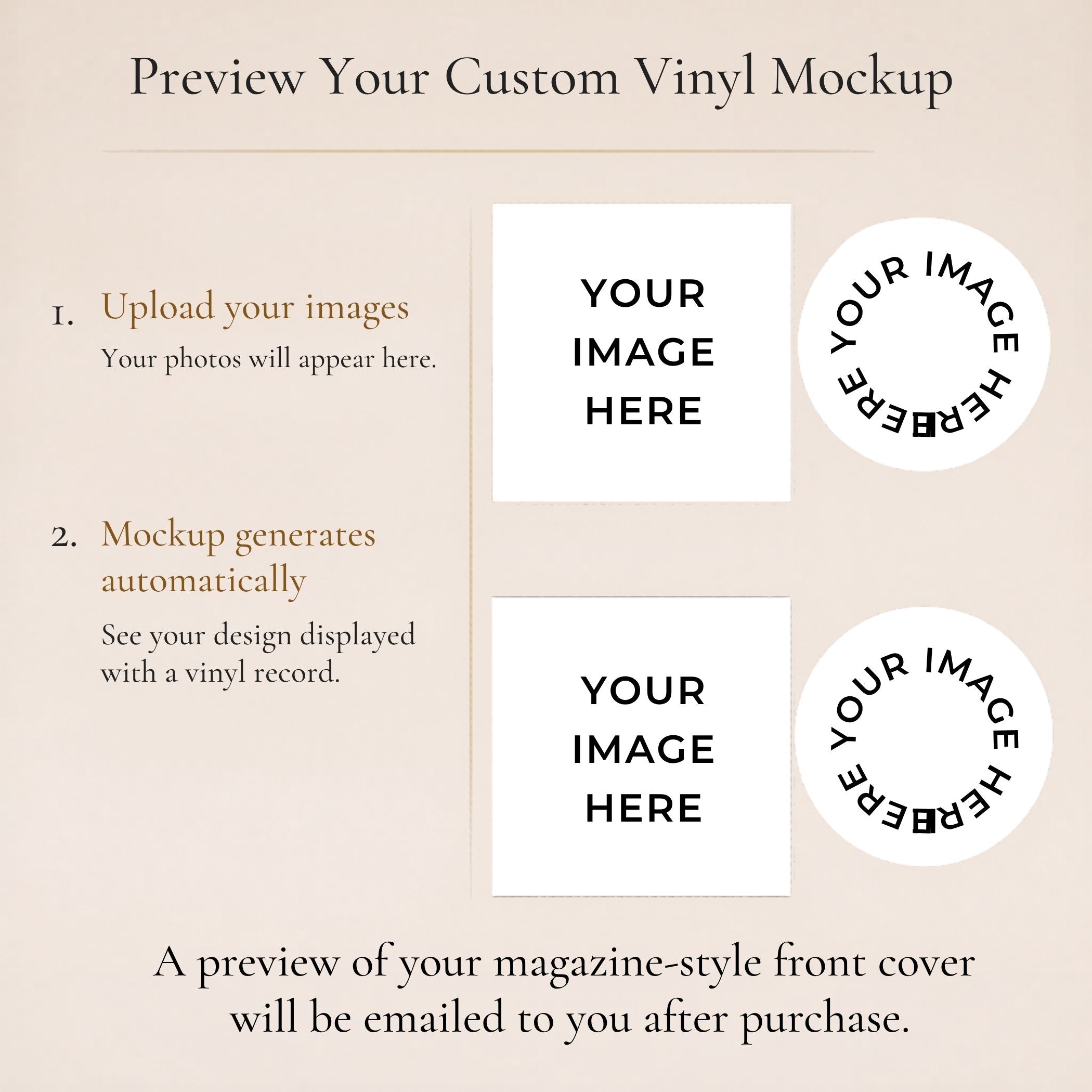 12″ Custom Picture Vinyl Record