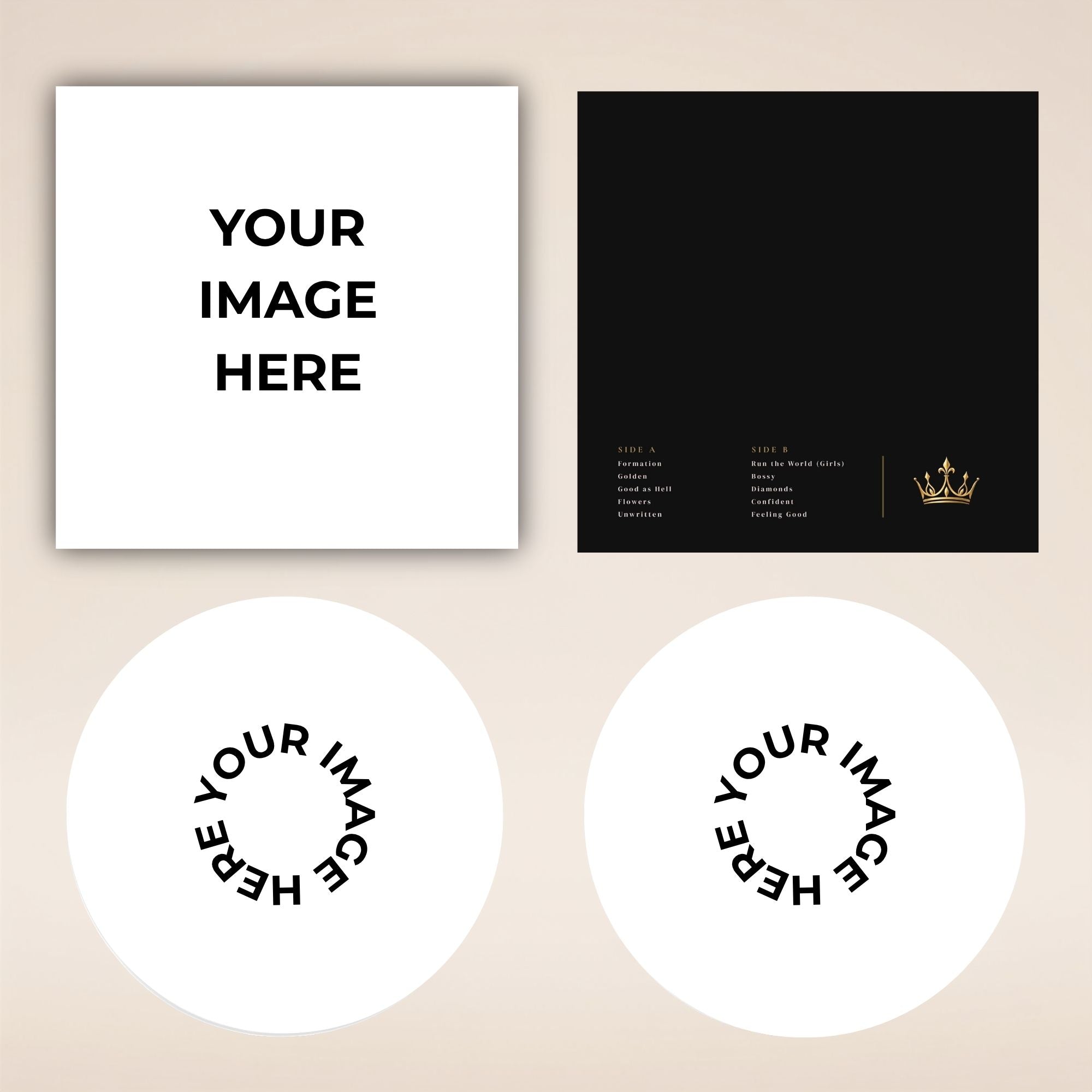 QUEEN Picture Vinyl Record – Create Your Own Record with Photos & Songs